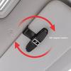 For Alfa Romeo Car Sun Visor Glasses Holder Ticket Card Storage Clip For Alfa Romeo Giulia Stelvio Giulietta 156 159 147 Mito ToLR1 