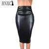 HNXC Женские модные повседневные юбки с однотонным принтом для лета и весны