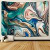 Психоделический мраморный абстрактный гобелен, золотая фольга, красочный бохо-арт, украшение для дома, ковер, хиппи, настенный гобелен с мандалой
