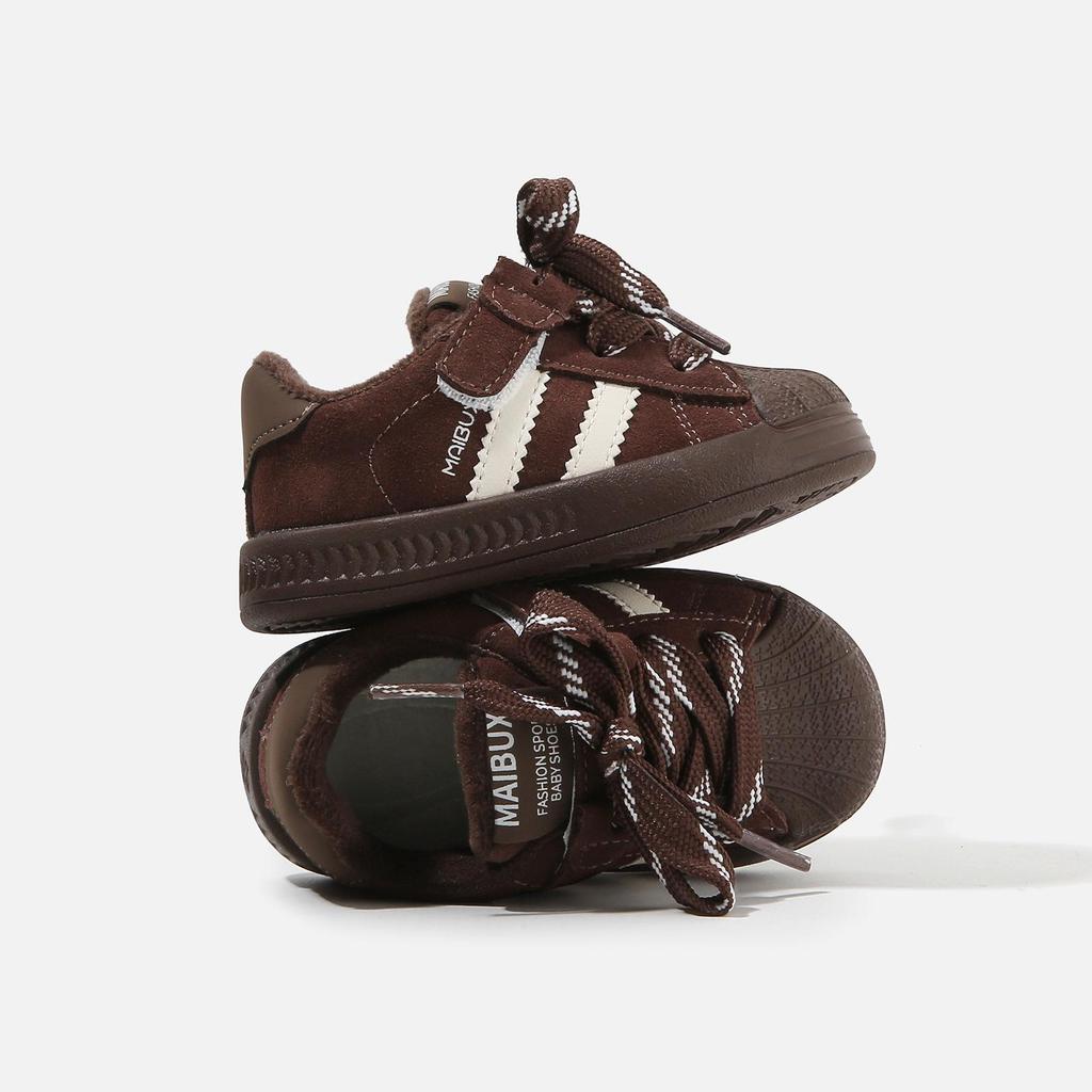 Зимние хлопковые ходунки для младенцев и малышей 2025 года с защитой мыска для мальчиков и девочек