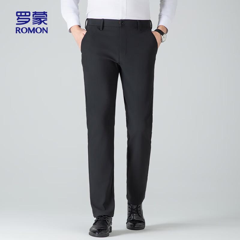 ROMON Мужские брюки прямого кроя 8818H в стиле business casual, тянущиеся