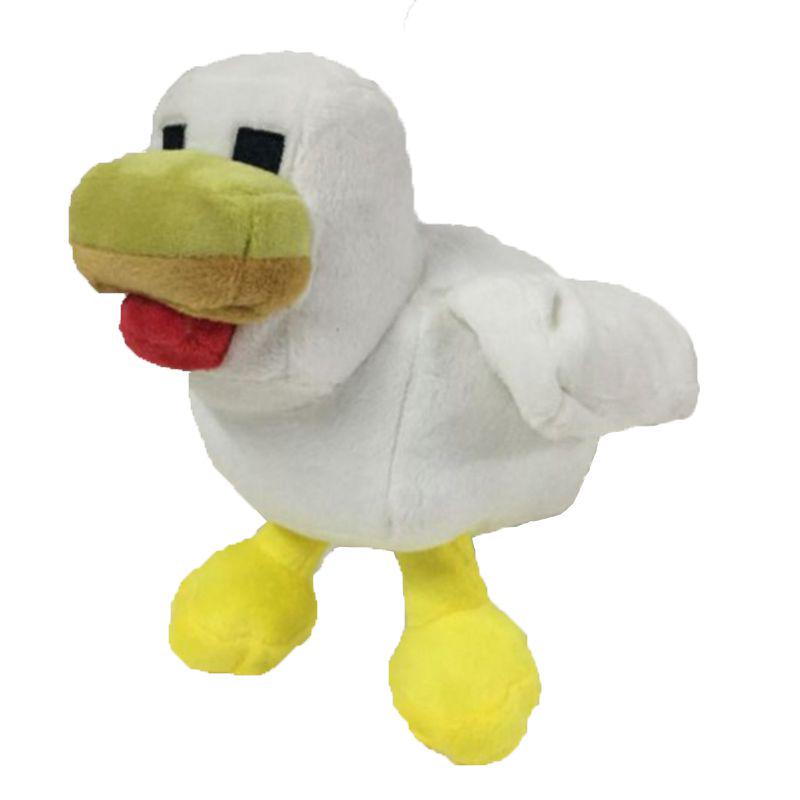 Cute 20cm Minecraft Plush Toy Collection Featuring Snow Golem Wolf Chickens For Kids