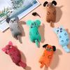 Плюшевая жевательная игрушка для кошек с кошачьей мятой Интерактивные аксессуары для домашних животных Кошки Сфинксы Кошки питомцы Продукты игрушка кошка игрушки для кошки