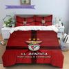 SL Benfica Pattern Bedding Quilt Set  Home Decoration  Gift (1 * duvet cover + 2 * pillowcase  without core)
