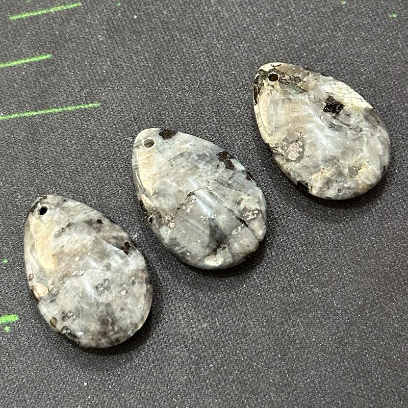 Аметистовый розовый кварц тигровый глаз кристалл капля воды кулон для самодельных ювелирных изделий