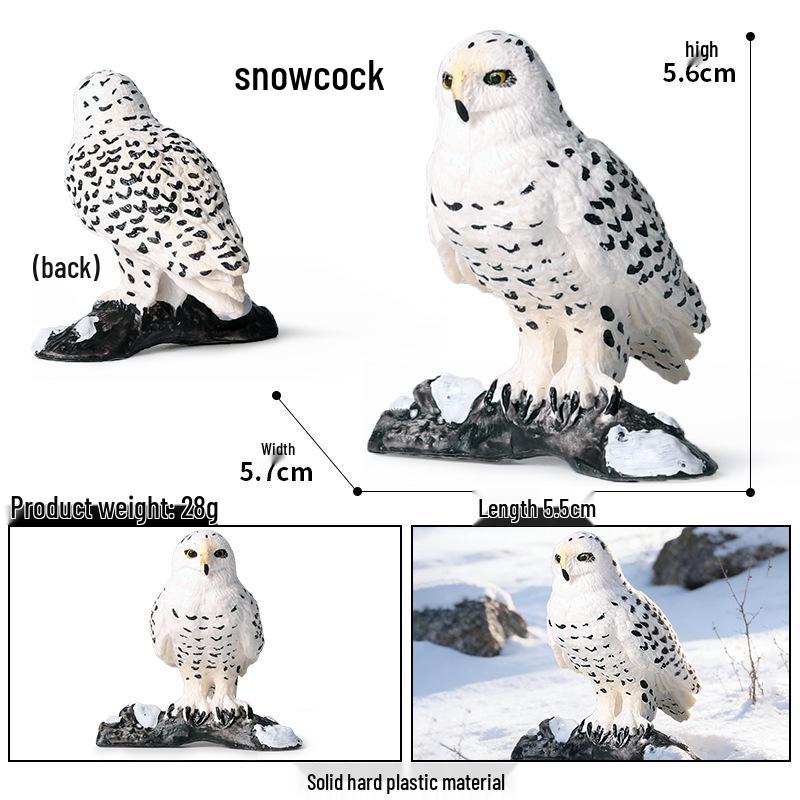 Realistic Arctic Animal Models Toys: Polar Bear, Beluga, Seal, Wolf, Snow Leopard, Penguin