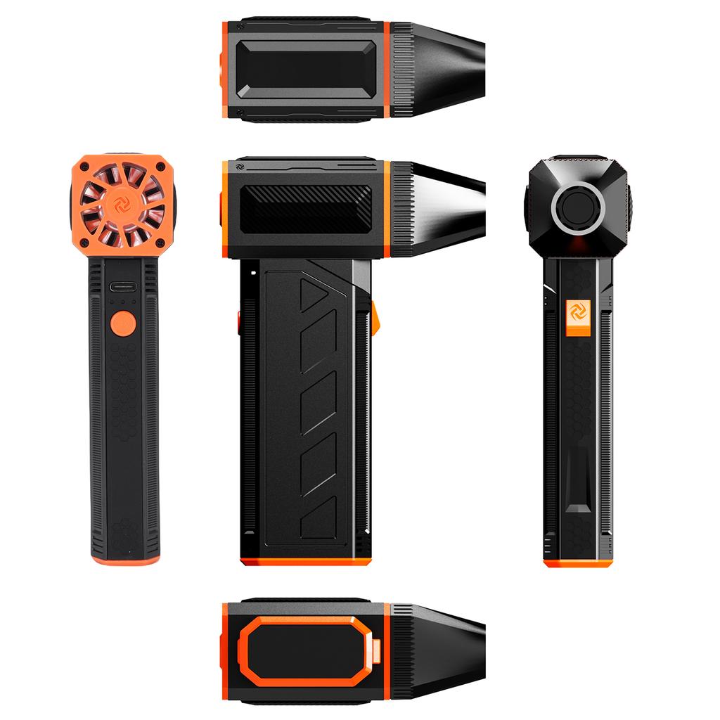 Ручной реактивный вентилятор Бесщеточный двигатель Автомобильная сушилка Воздуходувка Турбовентилятор 120000 об/мин Регулируемая высокая скорость