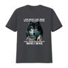 Cool Streetwear Realistic Wolf Pack Inspirational Quote Print Casual T Shirt Vintage Soft Stretched Fashion Unisex