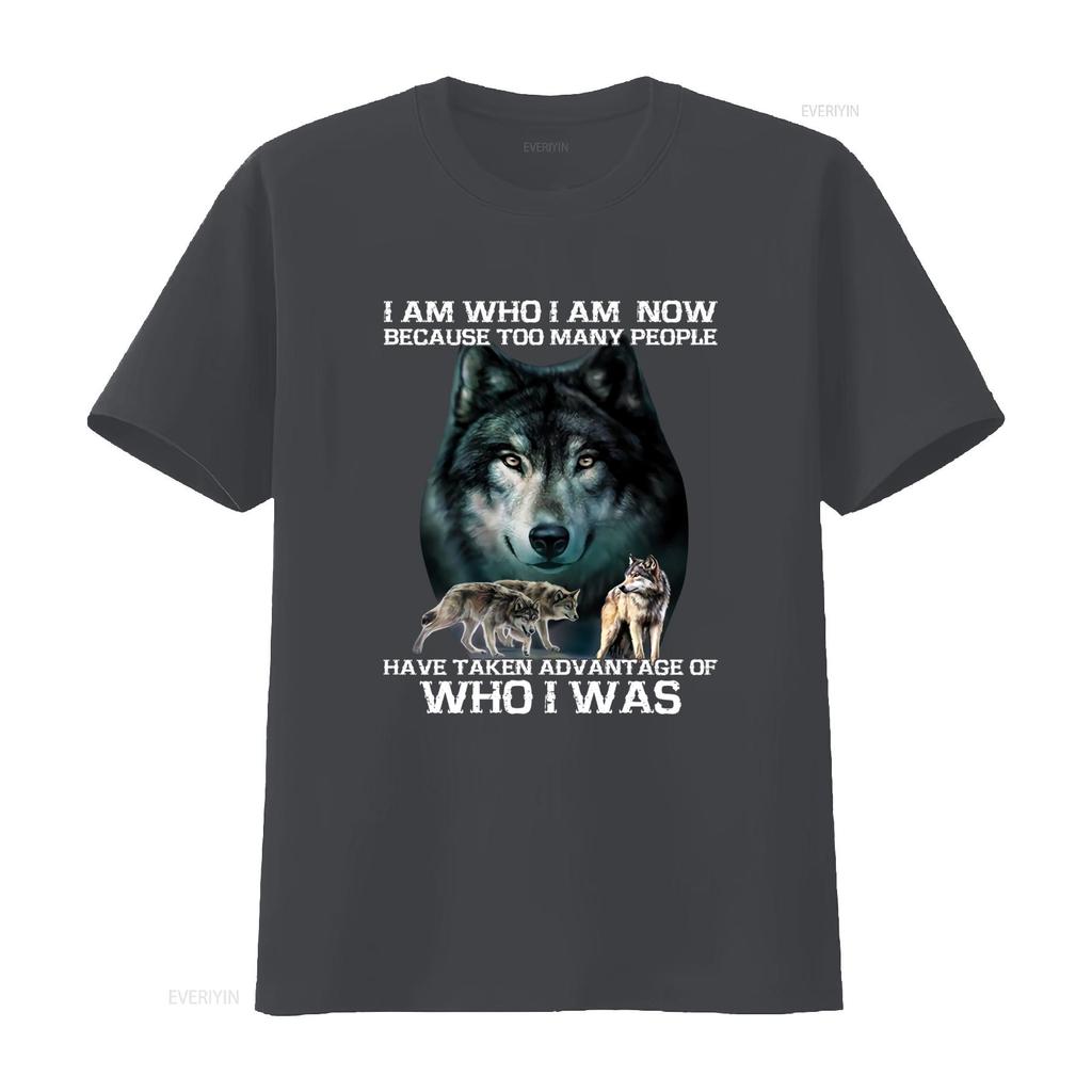 Cool Streetwear Realistic Wolf Pack Inspirational Quote Print Casual T Shirt Vintage Soft Stretched Fashion Unisex