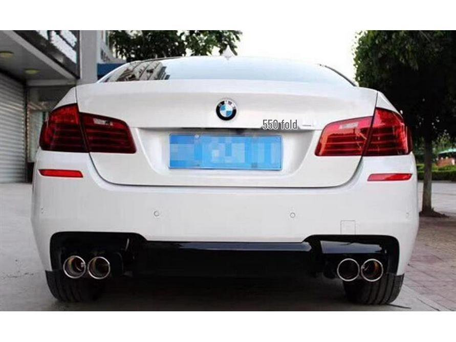 Накладки на глушитель в стиле M5 для BMW 5 серии F10/F18, Нержавеющая сталь и углеродное волокно для 520, 525, 530li.