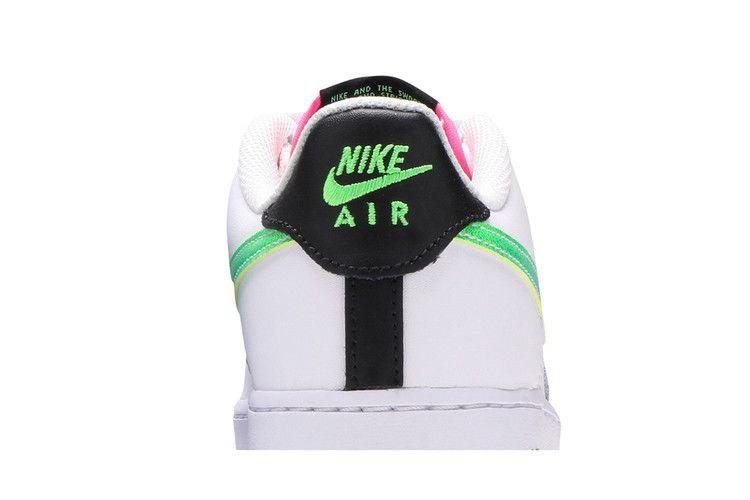 Kids' Sneakers Nike Air Force 1 Low White Aquamarine (GS) White/Aquamarine/Black/Green Strike