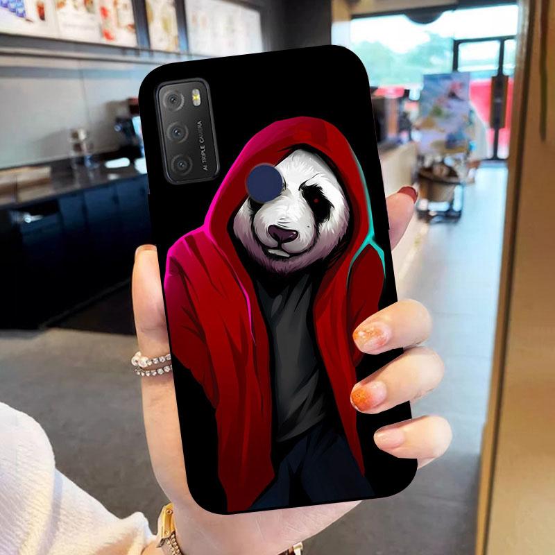 Soft Protective Case For Alcatel 1S 2021 6025H 6025D Case 1S(2021) Black TPU Silicone Covers For Alcatel 1 S 2021 Bumpers Funda