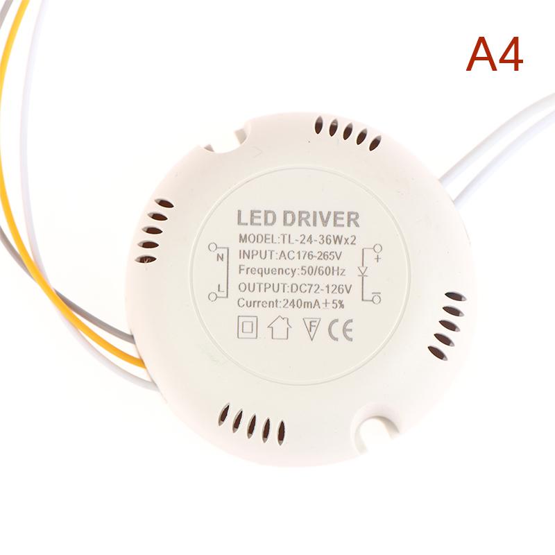LED Driver Current 240-300mA 8-24W, 25-36W SMD PCB Light Ceiling Power Supply Double Color 3Pin Lighting Transformers AC176-265V