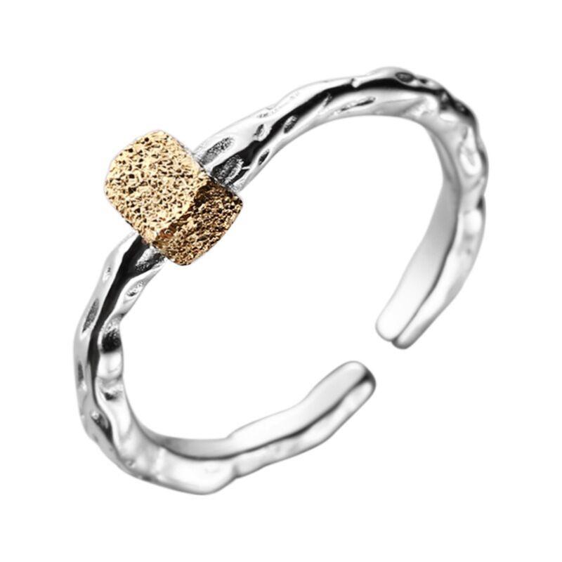 Irregular Texture Frosted Cuff Finger Rings For Women Girl Fashion New Jewelry Friend Gift Party