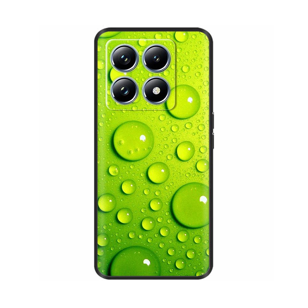 Силиконовый чехол для телефона для Xiaomi Mi 14T Pro / 14T 5G, роскошный окрашенный защитный корпус, задняя крышка для Mi14T, мягкий черный бампер