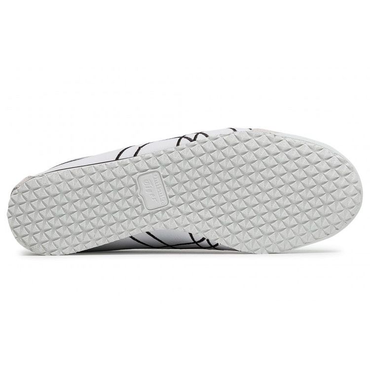 Onitsuka Tiger Men's Mexico 66 Black White Lace-Up Sneakers 1183A349-101