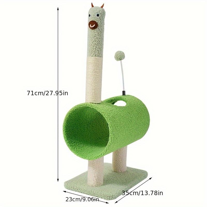 New Arrival Animal-Shaped Cat Climbing Tree with Sisal Scratching Posts, Soft Fleece Cat House for Playing and Sleeping