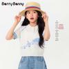 Охлаждающая поло-футболка для девочек BARRY BANNY с принтом дельфинов