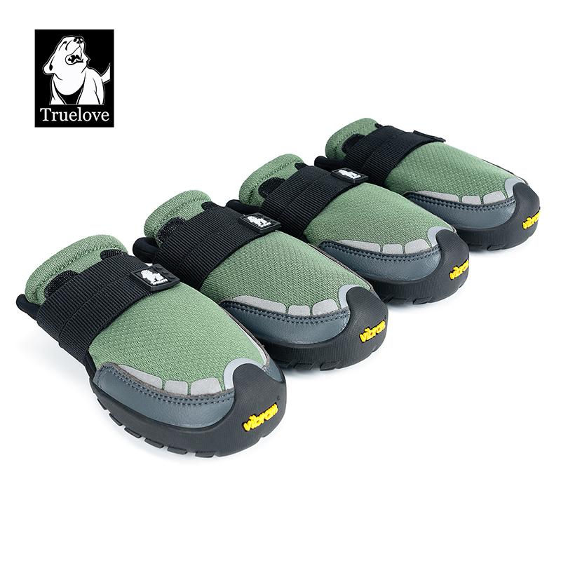 Truelove Обувь для животных Подошва Vibram Светоотражающая Прочная Противоскользящая Мягкая Сетка Нейлон Удобная Для улицы НОВИНКА 2/4 шт. Тренировочная TLS4862