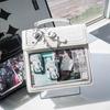 Женский Готический Рюкзак Кавайи Ita Bag Модный Сумка на Плечо Милые Девочки Прозрачный Карман Сумка Кроссбоди Новый Рюкзак с Значками DIY