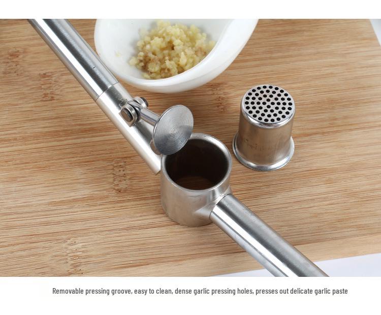 Набор из пресса для чеснока и овощечистки из нержавеющей стали 304 - Измельчитель, пюреобразователь и приспособление для пюрирования для домашнего использования