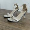 Stiletto Sandals Summer New Simple Round Toe Open Toe Bag Heel One Strap Anti-slip Wear-resistant High Heels