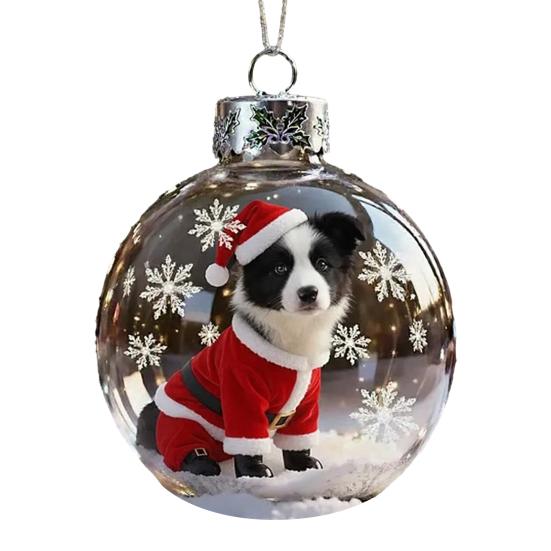 Рождественские акриловые украшения с птицами 2D Кардиналы Животные Украшения на елку Ручной работы Праздничные