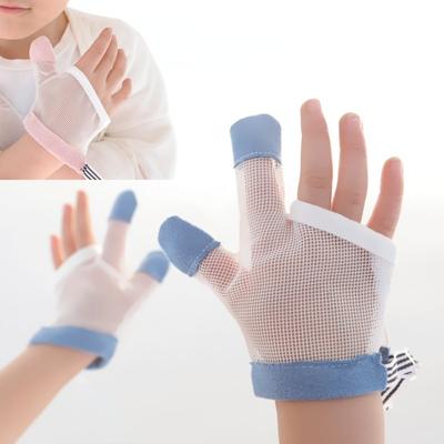 1 пара детских перчаток для предотвращения кусания пальцев и ногтей для детей, детские перчатки для сосания больших пальцев, детские перчатки против кусания и еды