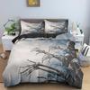 3D Skeleton Bedding Set Skull Duvet Cover 2/3Pcs Quilt Cover With Pillowcase Queen King Size Soft Fabric Bedclothes
