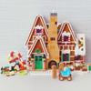 Санта-Клаус Пряничный домик Строительные блоки Кирпичи Лось Деревня пряничного человечка Детская сборная игрушка Рождественские подарки