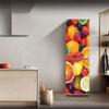Kitchen Food Fruit Refrigerator Sticker Full Film Kitchenware Removable Renovation Freezer Door Cover Side Decoration Stickers