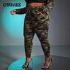 Женские брюки для активного отдыха, повседневные, модные, с камуфляжным принтом, брюки больших размеров