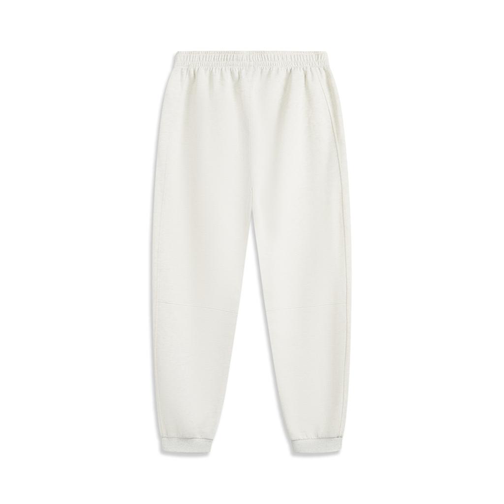 Li Ning Sports Life Series Quick Dry Cool Comfortable Ice Feel Moisture Wicking Mid Rise Breathable Versatile Cuffed Knitted Sports Pants AKLV221-1