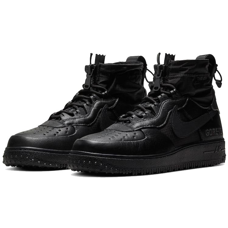 Nike Air Force 1 High Gore Tex Тройной Черный CQ7211-003