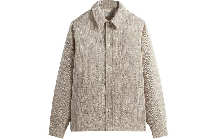 Kith Прямая оверсайз рубашка-верхняя одежда из букли с фактурой slub KHM031816-210