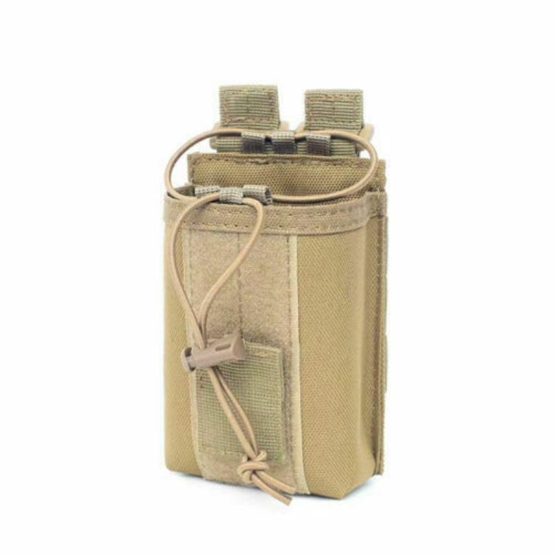 Walkie Talkie Pouch Portable Molle Radio Holder Holster Walkie Talkie Bag High Quality Universal Molle Pouch For Edc Use Hiking
