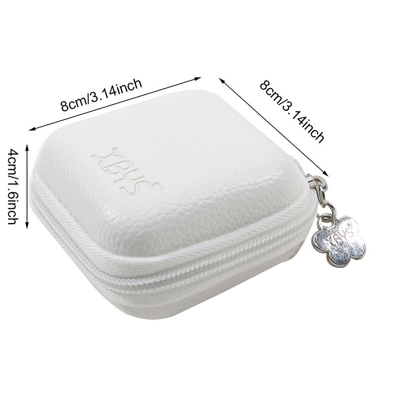 Портативный мини-сумка для хранения цифровых гаджетов из искусственной кожи, чехол для зарядного устройства наушников, кабель для передачи данных, U-образный органайзер для дисков