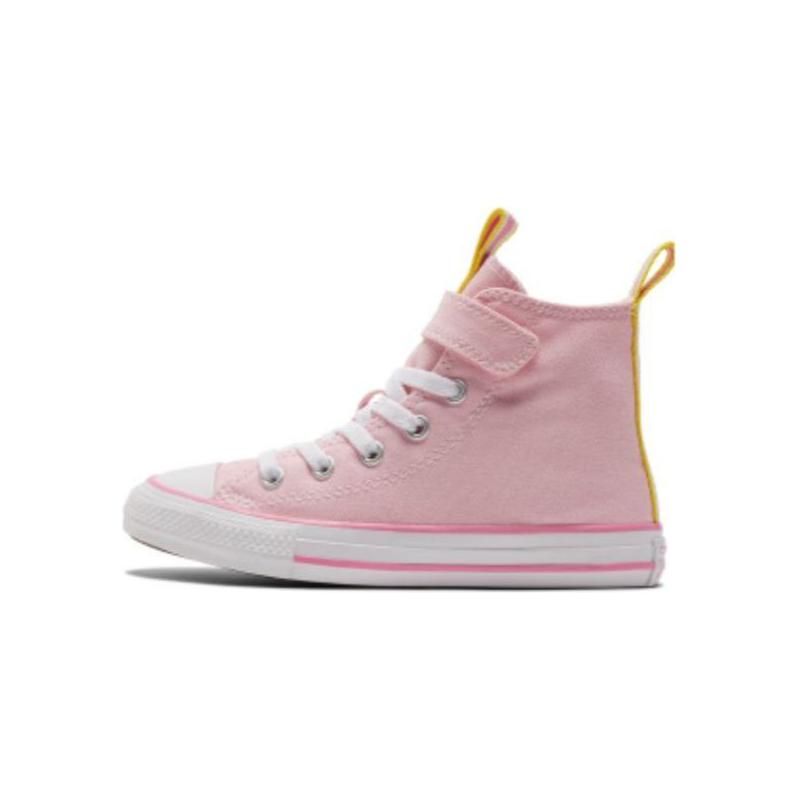 Converse All Star 1V High Top Kids Canvas Shoes Kids Sneakers Pink White Yellow A02971C