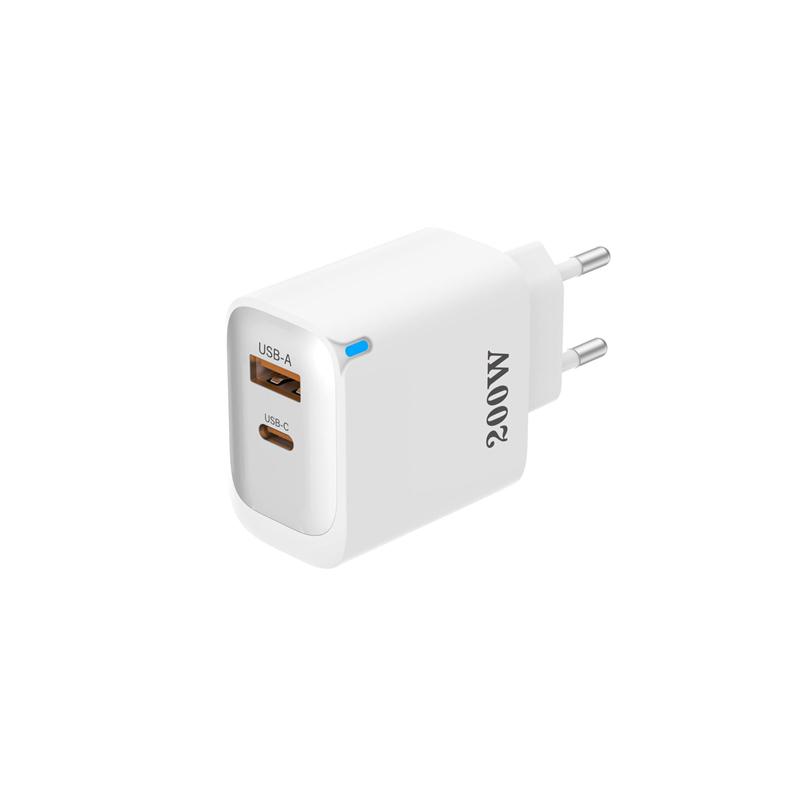 Новый 200 Вт USB Type C Адаптер для быстрой зарядки телефона Quick Charge USB PD Вилка EU US UK Для iPhone Samsung
