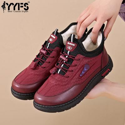 Новые женские бархатные спортивные туфли Утолщенные Модные Нескользящие Кроссовки Зимние Ботинки Женские Ботинки