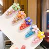 5Pcs/Pack Fashion Korean Children Hair Clips Sweet BB Hair Pins Cute Fruit Animal Baby Accessories