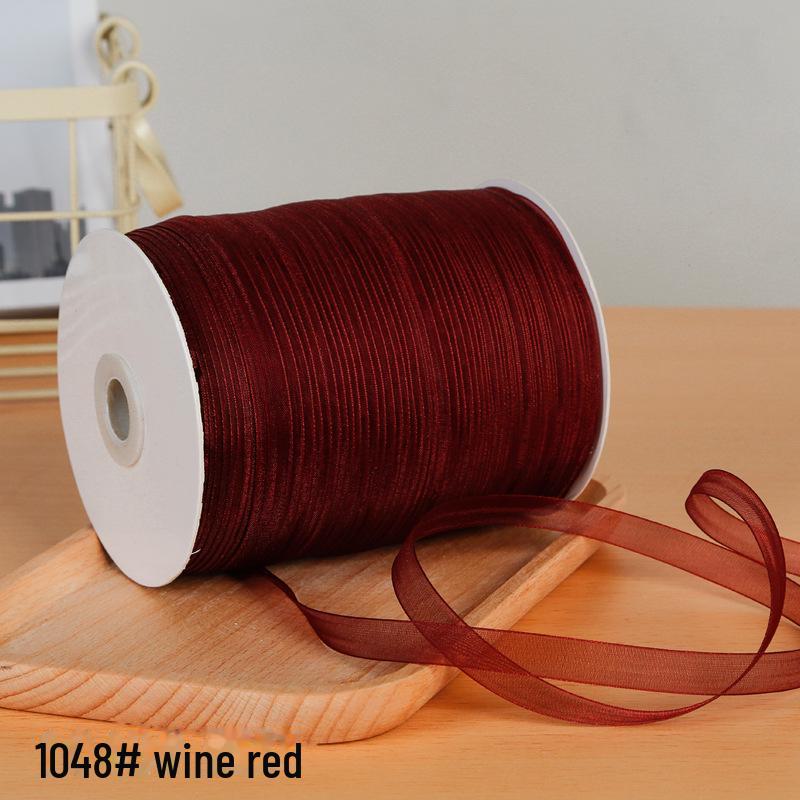 1 см прозрачная снежная пряжа лента для аксессуаров для волос и подарочных пакетов