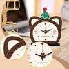 Table Clock Desk Silent Unique Ornament Home Decoration for Bedside Countertop Bedroom