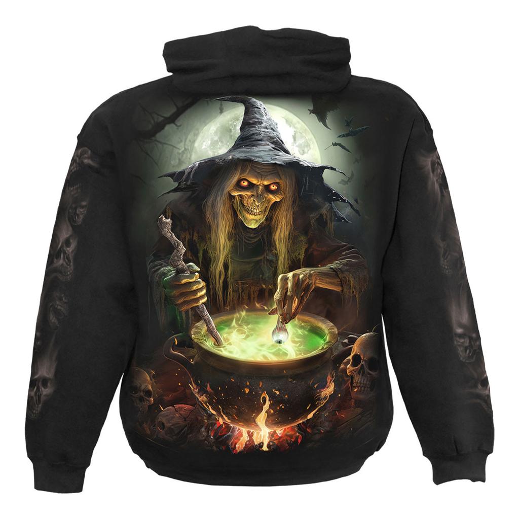Spiral Direct Unisex Adult WitchÂ´s Brew Back & Sleeve Print Pull Over Hoodie