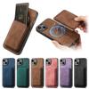 2 In 1 Detachable Magnetic Cards Solt Leather Case For iPhone 15 Pro Max 14 Plus 13 12 Mini Xs XR 7 8 Se 2022 For Magsafe Cover