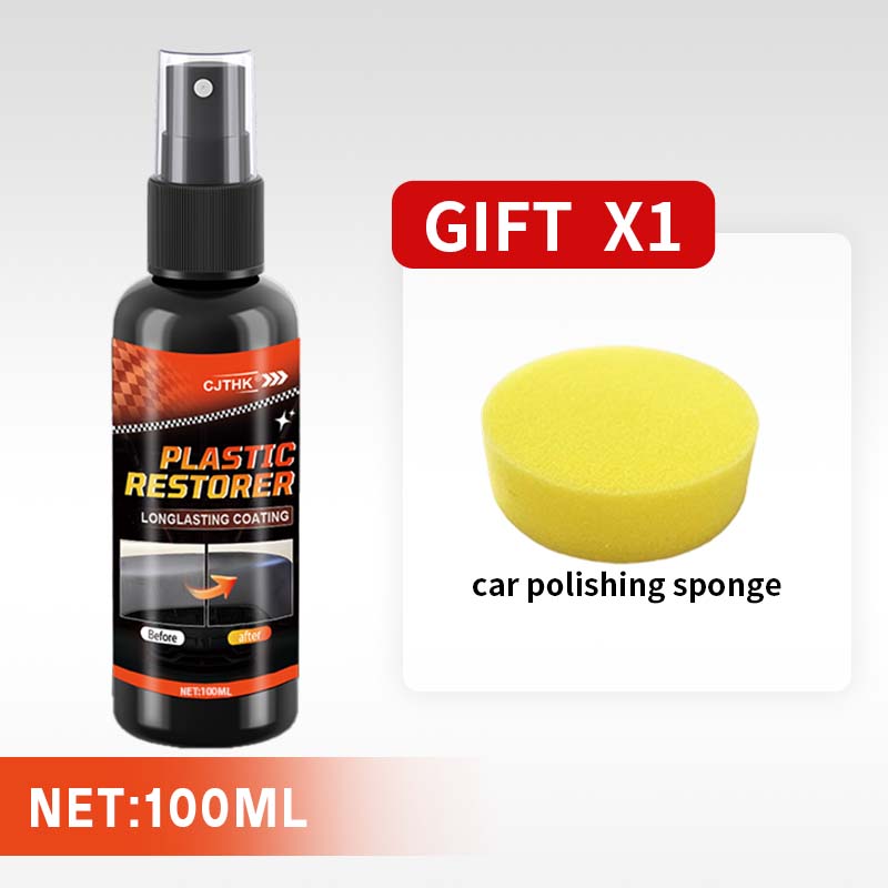 Car Plastic Restorer Back To Black Gloss Plastic Renovator Longlasting Coating Leather Restore Auto Polish Cleaning Products