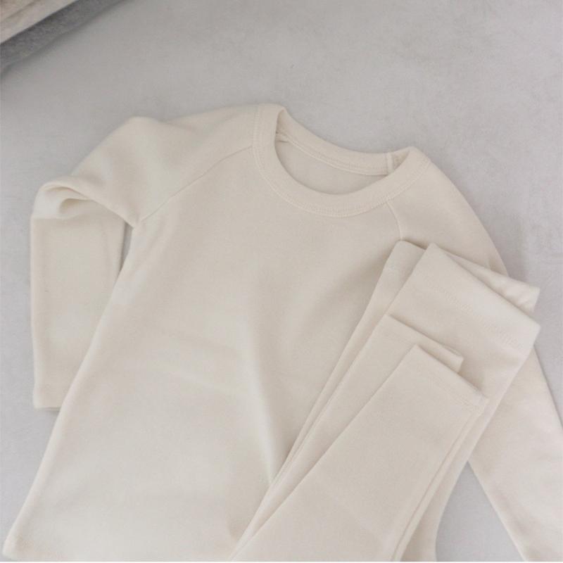 Autumn and Winter Warm Lycra Children's Pajamas Set Korean Style Children Lounge Set Baby Boys Girls Cotton Pajamas Kids Cozy Sleepwear Evening Suit