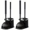 Toilet Brush & Plunger 2-in-1 Set, Extended Handle Plunger, Bathroom Cleaning Tools, Toilet Brush Plunger Combo, Cleaning Brush