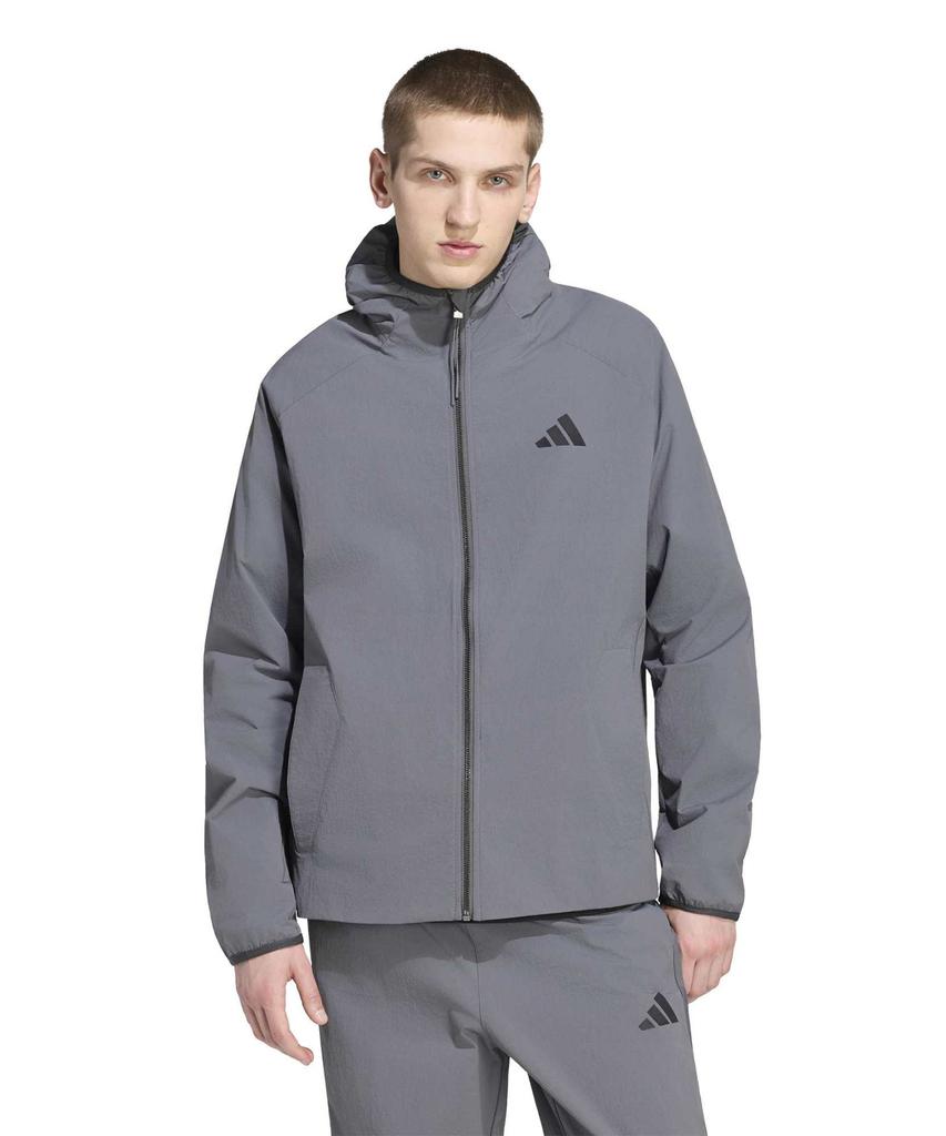 ADIDAS City Tech 3-Stripe Windbreaker - Gray Five / Kt0479