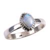 Natural Australian Opal Gemstone 925 Solid Sterling Silver Gift Ring S.10 P4M44